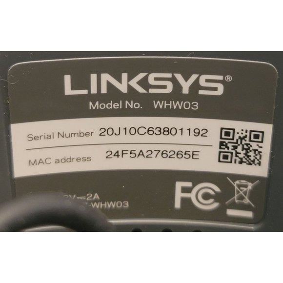 LINKSYS WHW03 Black MESH Home WiFi, Bundle of 3, Pre-Owned - Picture 5 of 6